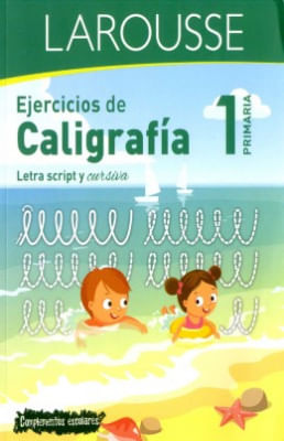 Ejercicios De Caligrafia 1 Primaria Letra Script Y Cursiva - Librería