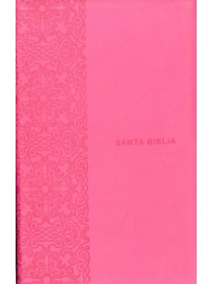 Biblia Reina Valera Piel Fucsia Cremallera TamaÑo Manual