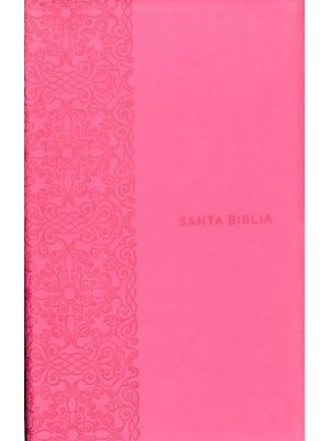 Biblia Reina Valera Piel Fucsia Cremallera TamaÑo Manual