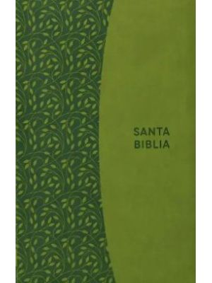 Biblia Reina Valera Piel Verde Con Cremallera