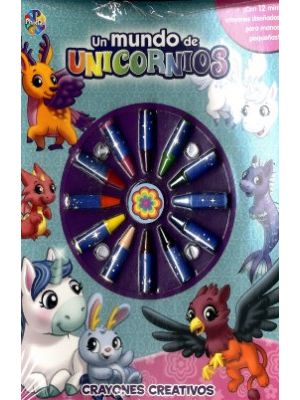 Un Mundo De Unicornios Crayones Creativo