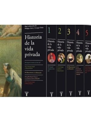 Estuche Historia De La Vida Privada 5 Libros