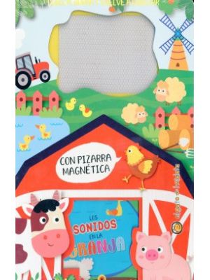 Los Sonidos En La Granja Con Pizarra Magnetica