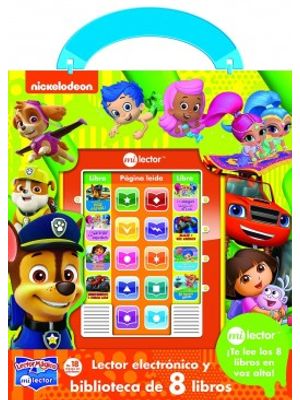 Nickelodeon Lector Electronico Y Biblioteca De 8 Libros