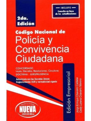 Codigo Nacional De Policia Y Convivencia Ciudadana