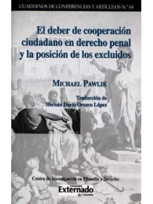 El Deber De Cooperacion Ciudadano En Derecho Penal