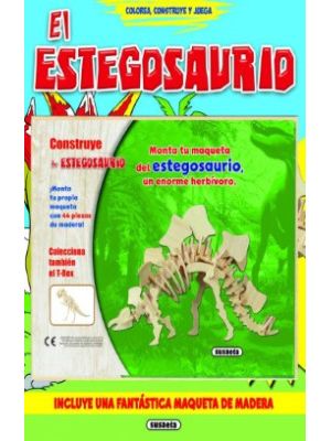 El Estegosaurio Colorea Construye Y Juega (estuche)