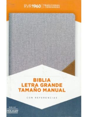 Biblia Letra Grande TamaÑo Manual Gris (estuche)