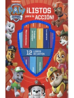 Paw Patrol 12 Libros De Carton (caja)