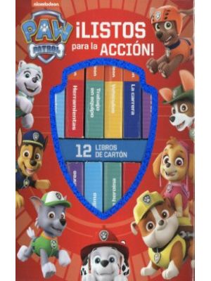 Paw Patrol 12 Libros De Carton (caja)