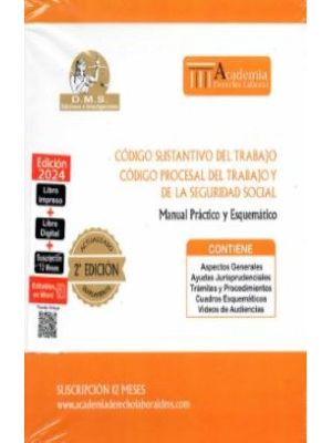 Manual Practico Y Esquematico Codigo Sustantivo Del Trabajo Codigo Procesal Del Trabajo