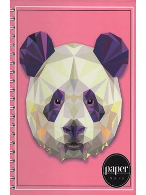 Cuaderno 5 Materias Panda  96 Rayas 64 Cuadros