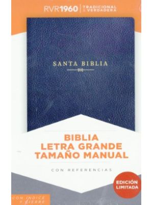 Biblia Letra Grande Negro Rvr 1960