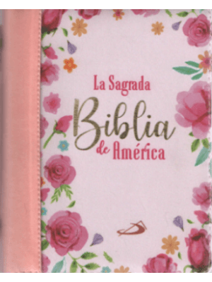 Sagrada Biblia De America 1 Rosa Roja  (estuche)