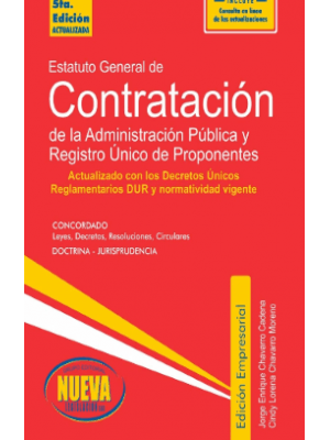 Estatuto General De Contratacion De La Administracion Publica Y Registro Unico De Proponentes