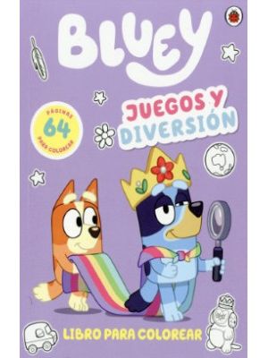 Bluey Juegos Y Diversion Libro Para Colorear