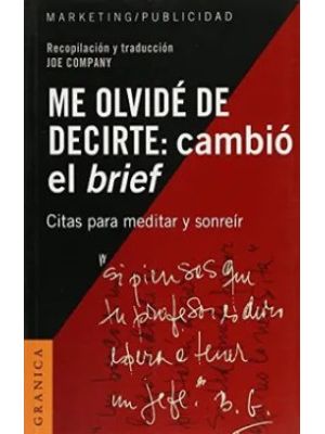 Me Olvide De Decirte Cambio El Brief