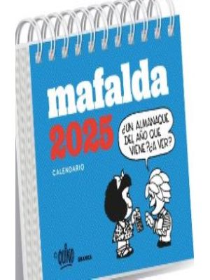 Calendario Mafalda 2025 Escritorio Turquesa