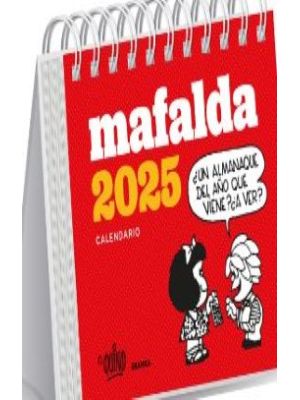 Calendario Mafalda 2025 Rojo