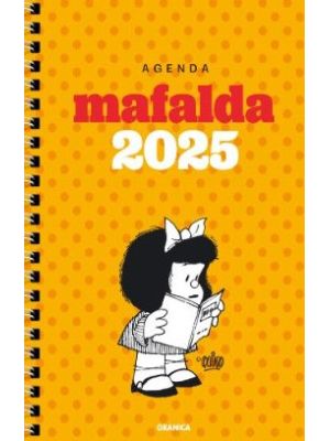 Agenda Mafalda 2025 Anillada Modelos Amarilla