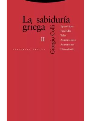 La Sabiduria Griega Ii