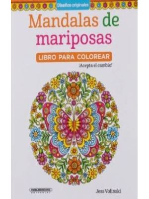 Mandalas De Mariposas Libro Para Colorear