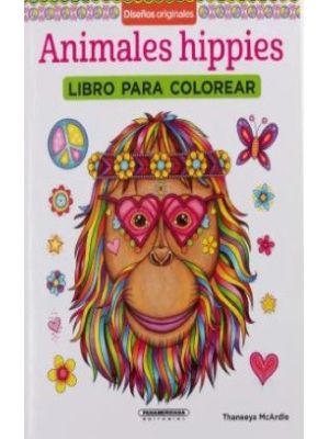 Animales Hippies Libro Para Colorear