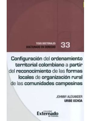Configuracion Del Ordenamiento Territorial Colombiano
