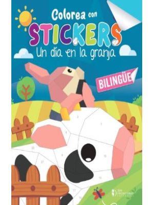 Colorea Con Stickers Un Dia En La Granja