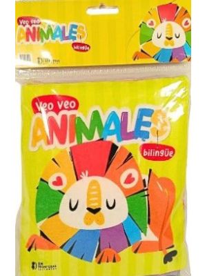 Veo Veo Animales,  Libro De Tela Bilingue