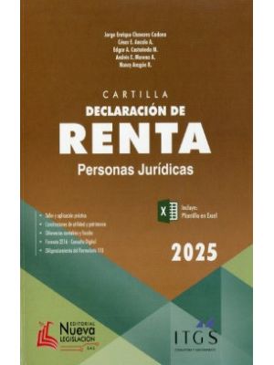 Cartilla Declaracion De Renta Personas Juridicas 2025