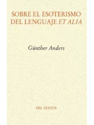 Sobre El Esoterismo Del Lenguaje Et Alia