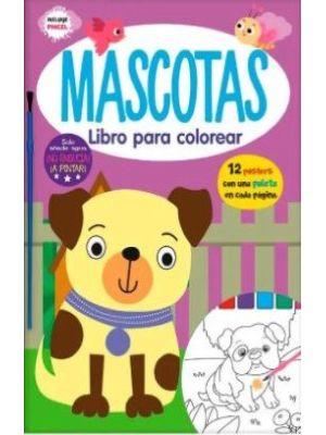 Mascotas Libros Para Colorear Acuarela