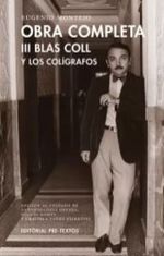 portada - OBRA COMPLETA III BLAS COLL Y LOS COLIGRAFOS