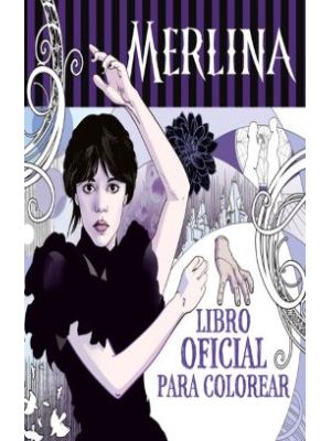 Merlina Addams Libro Oficial Para Colorear