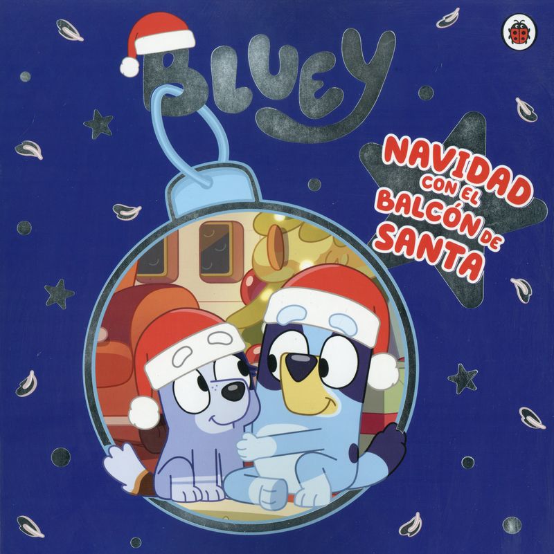 Bluey Navidad Balcón de Santa
