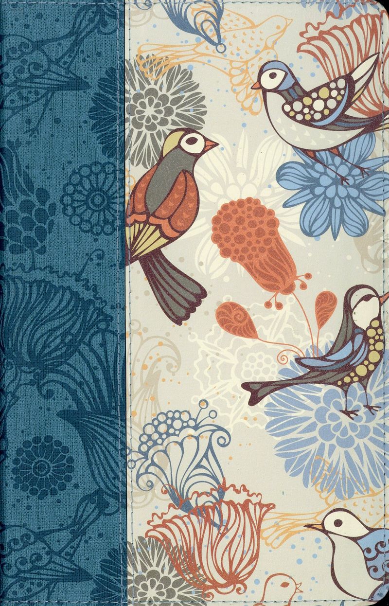 Rvr1960 Letra Gigante Azul con Pájaros