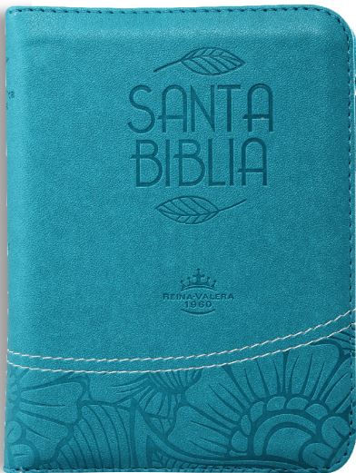 Santa Biblia Azul Aguamarina