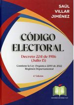 Código Electoral Decreto 2241 de 1986 Julio 15