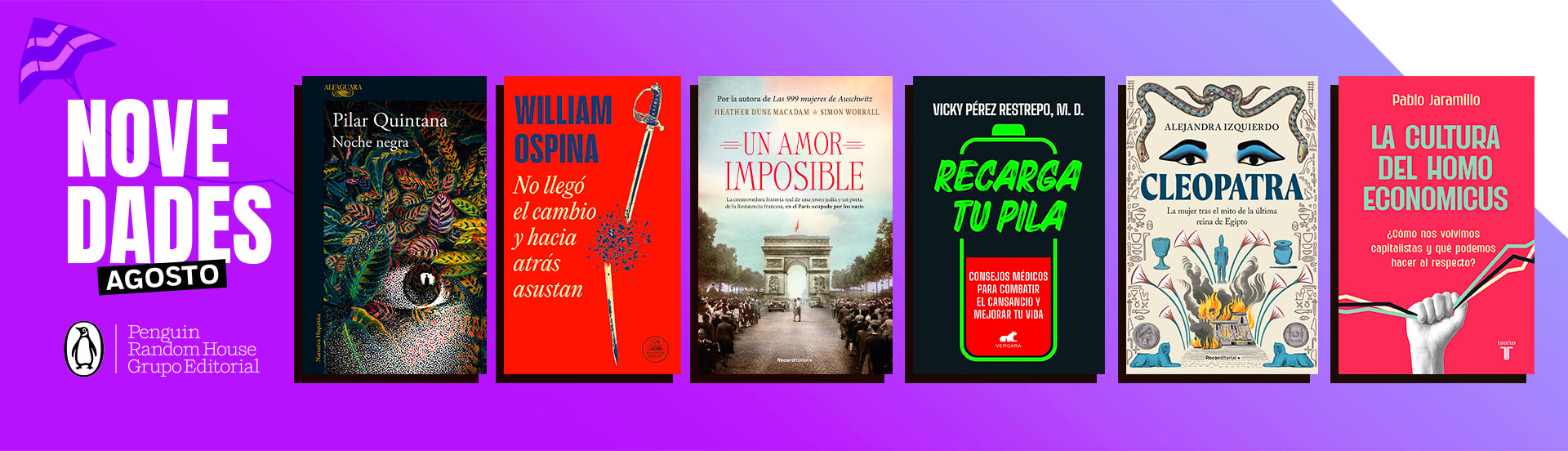 Novedades Penguin Random  House Julio 2025